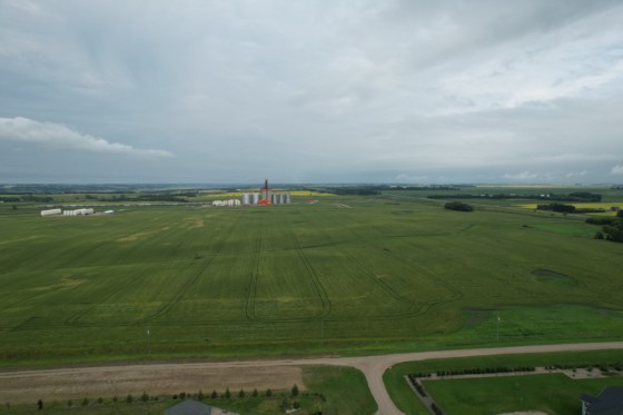 Drone aerial photo - Farm buildings